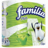 Туалетная бумага Familia plus Яблоко 2х-с 4шт*16