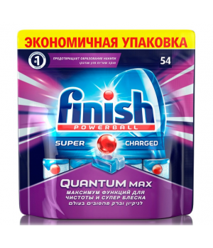 FINISH Quantum Max Ср-во д/мытья посуды д/посудом.маш.(табл)-54