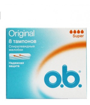 ОВ Тампоны Original Super (4 кап) 8 шт