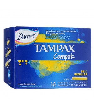 TAMPAX Compak Тампоны Regular 16шт***6