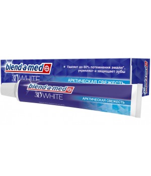 BLEND_A_MED Зубная паста 3D White Арктическая Свежесть 50мл