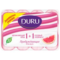 DURU 1+1 SOFT SENS мыло "Розовый грейпфрут" 80г***24