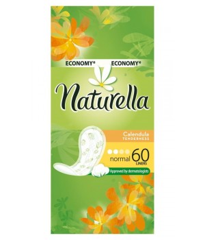 NATURELLA прокладки на каждый день Normal (с ароматом календулы) Trio 60шт