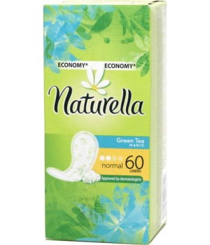 NATURELLA прокладки на каждый день Normal (с ароматом зеленого чая) 60шт