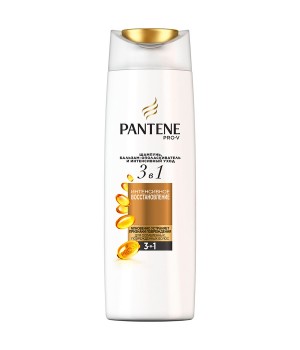 PANTENE Шампунь 360 мл 3 в 1 Интенсивное восстановление  *6