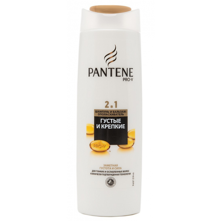 PANTENE Шампунь 400мл 2в1 Густые и крепкие 