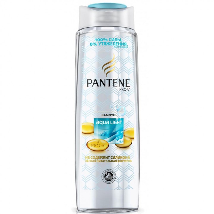 PANTENE Шампунь 400мл Aqua Light 