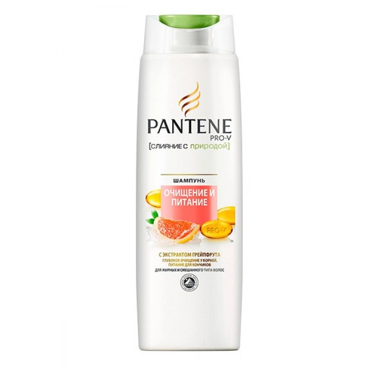 PANTENE Шампунь 250мл Слияние с природой Очищение и Питание