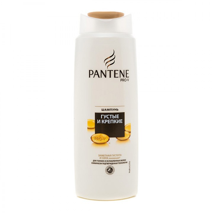 PANTENE Шампунь 250мл Густые и крепкие д/тонких,слабых