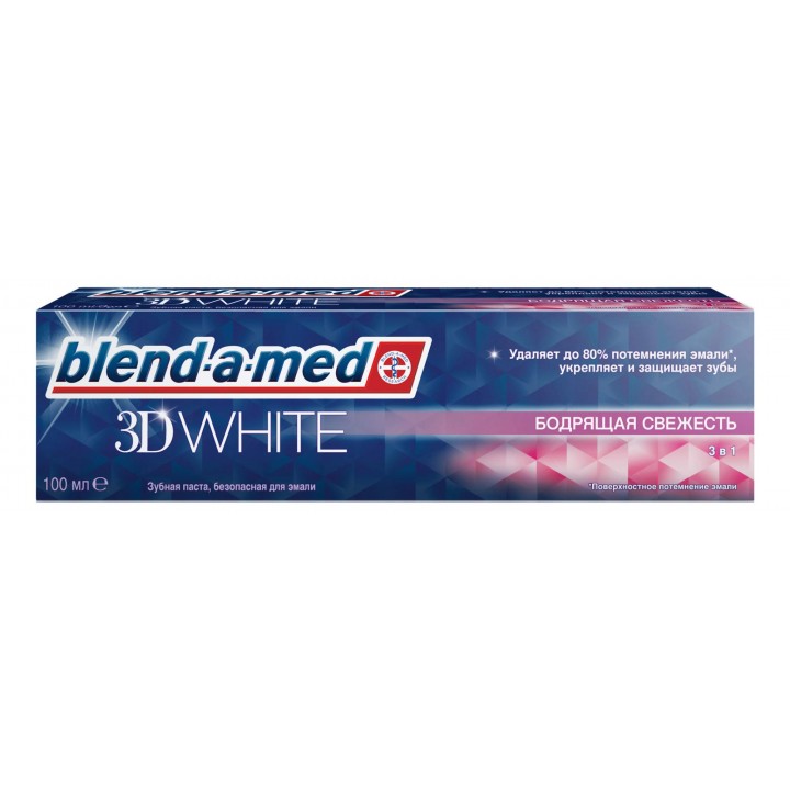 BLEND_A_MED Зубная паста 3D White Бодрящая Свежесть 100мл