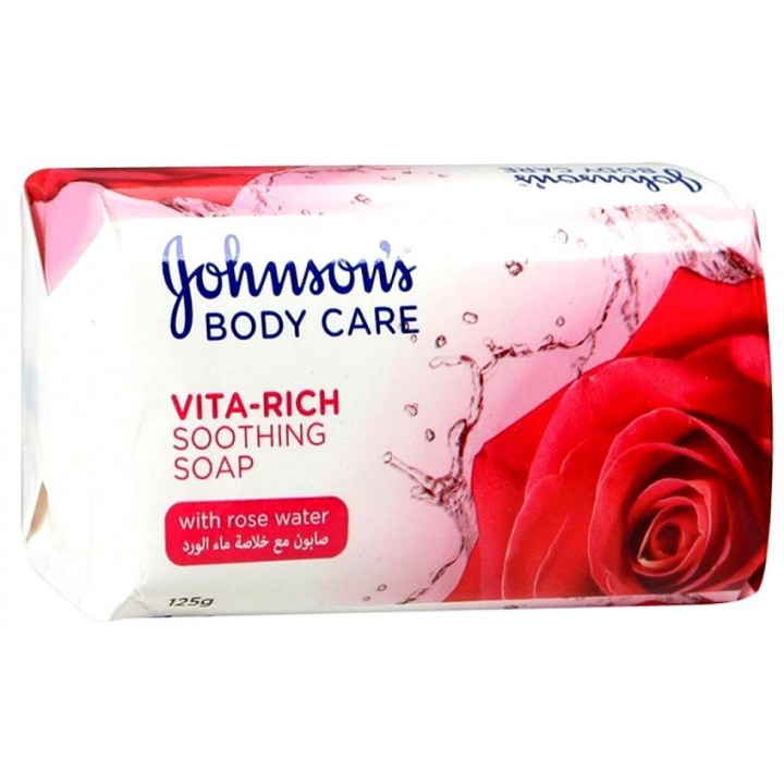 J\'s body care Vita-Rich Мыло с экстрактом Розы Успокаивающее 125 г
