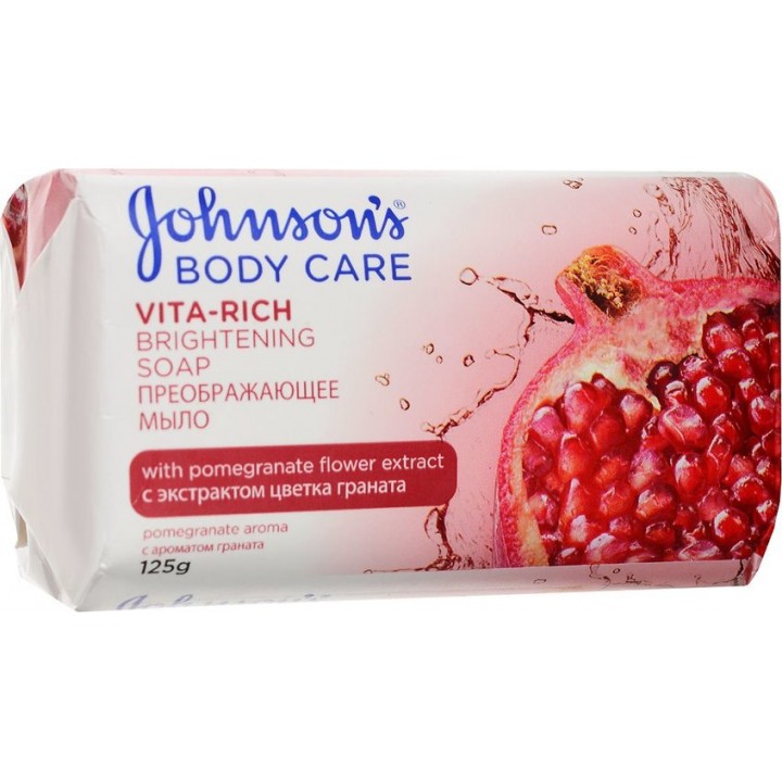 J\'s body care Vita-Rich Мыло с экстрактом Граната Преображающее 125 г