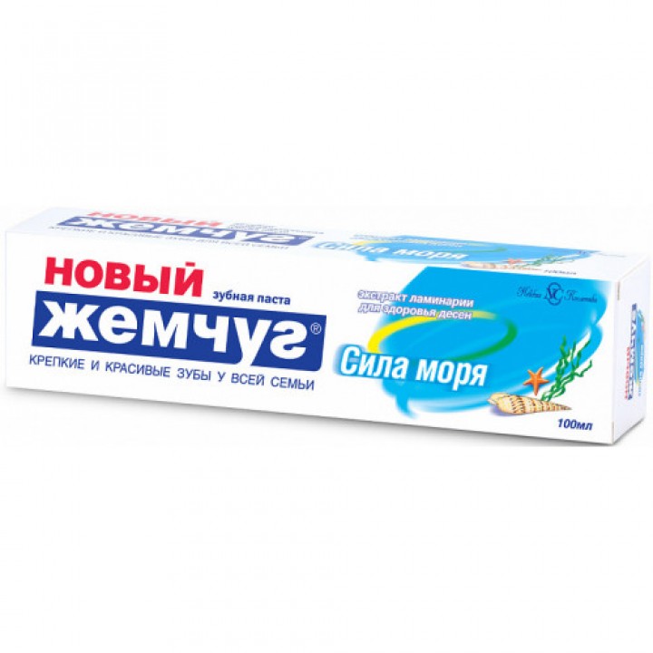 НОВЫЙ ЖЕМЧУГ зубная паста "СИЛА МОРЯ" 100 мл