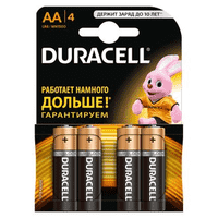Батарейки Durasell Bisic АА 1.5V LR6 4шт Пальч