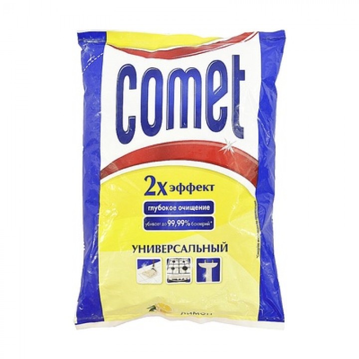 Комет чист.порошок в ПАКЕТЕ Лимон 400г