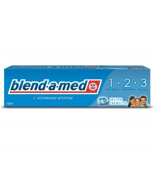 BLEND_A_MED Зубная паста 3_Эффект Экстра Свежесть 100мл