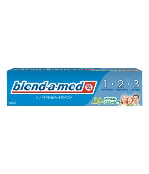 BLEND_A_MED Зубная паста 3_Эффект Мягкая Свежесть 100мл