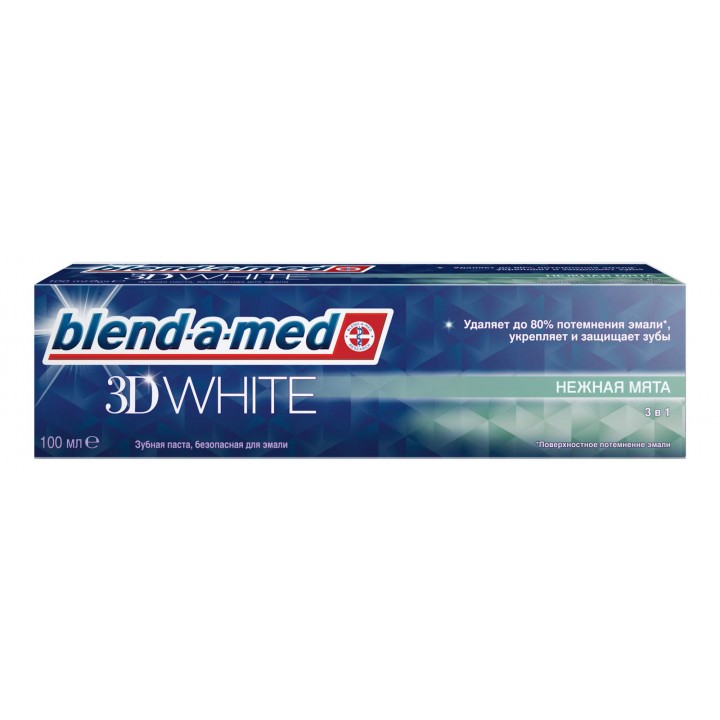 BLEND_A_MED Зубная паста 3D White Нежная Мята 100мл