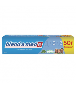BLEND_A_MED Зубная паста 3_Эффект Мягкая Свежесть 50мл