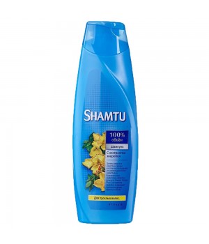 SHAMTU Шампунь 380мл С экстрактом зверобоя для тусклых волос