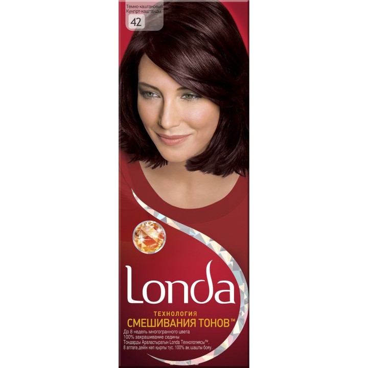 LONDA Крем-краска для волос стойкая 42 Темно-каштановый