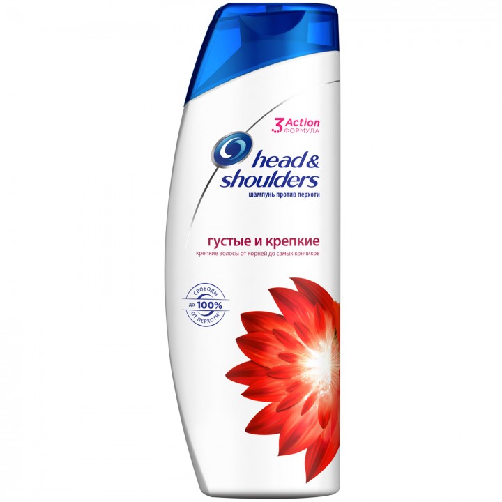 HEAD & SHOULDERS 400мл Шампунь Густые и крепкие 