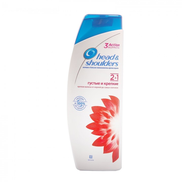 HEAD & SHOULDERS 400мл Шампунь 2в1 Густые и крепкие