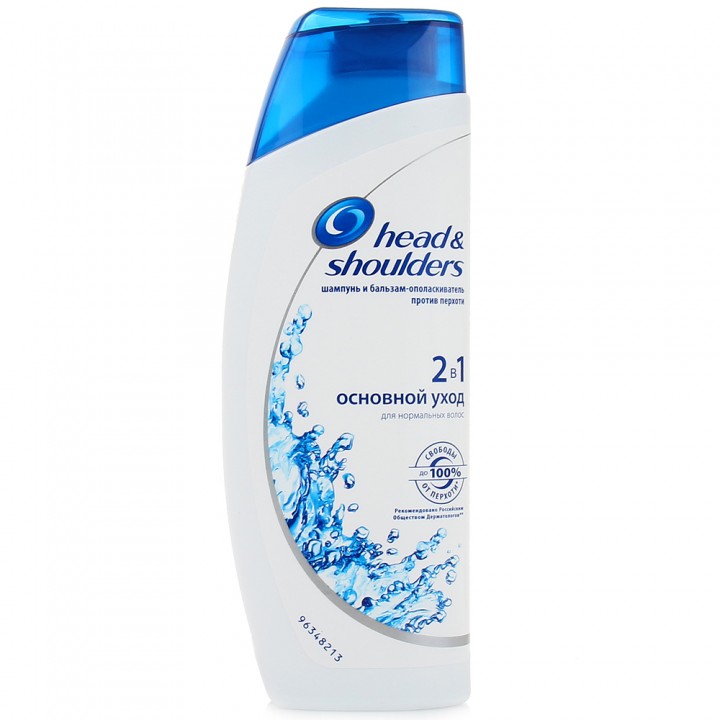 HEAD & SHOULDERS 200мл Шампунь 2в1 Основной уход для норм.волос