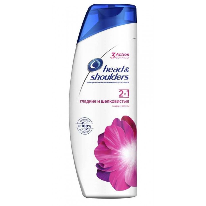 HEAD & SHOULDERS 200мл Шампунь 2в1 Гладкие и шелковистые 