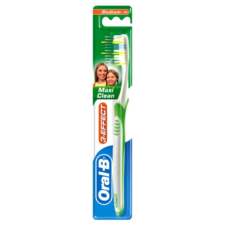 ORAL_B Зубная щетка 3_Effect Maxi Clean 40 средняя