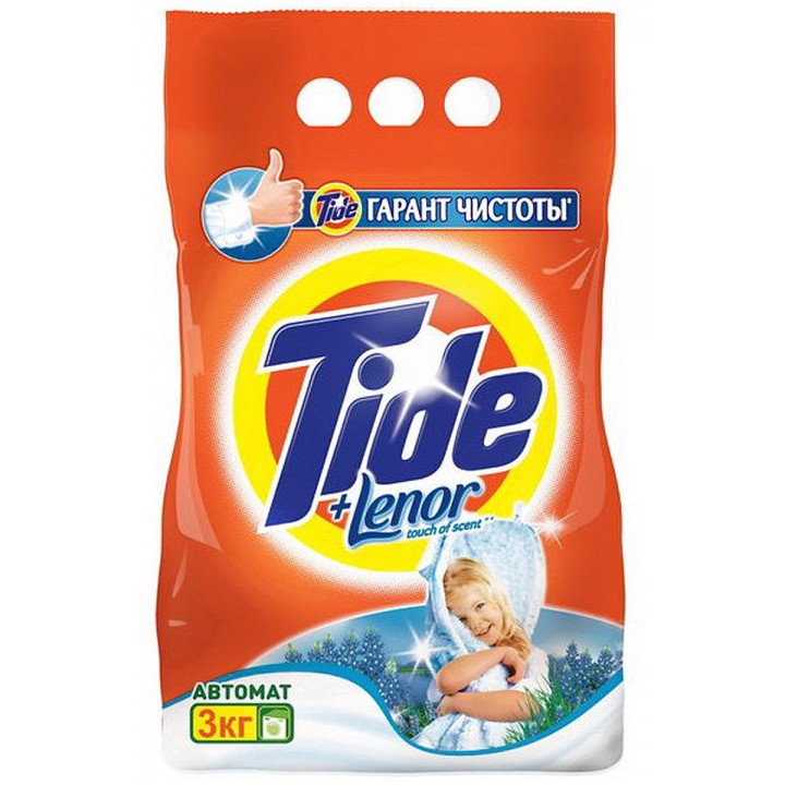 TIDE Авт 2в1 СМС порошк. Lenor Touch 3кг