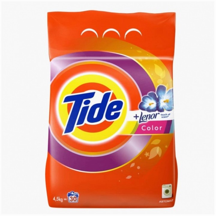 TIDE 4.5кг Авт Color Lenor Scent 