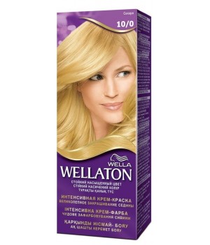 WELLATON Крем-краска для волос стойкая 10/0 Сахара