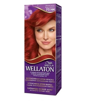 WELLATON Крем-краска для волос стойкая 77/44 Красный вулкан
