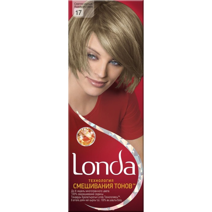 LONDA Крем-краска для волос стойкая 17 Светло-русый