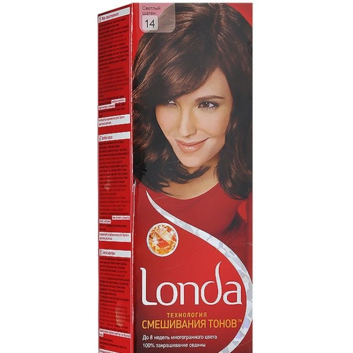 LONDA Крем-краска для волос стойкая 14 Светлый шатен