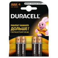 Батарейки Durasell Bisic ААА 1.5V LR03 4шт Мизин