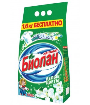 БИОЛАН 6000гр автомат "Белые цветы"