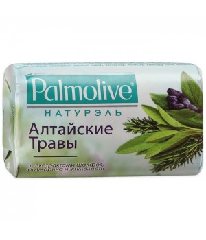 Мыло PALMOLIVE "Алтайские травы"расслабл.шалфей,розмарин,жимолость(фиолетовое) 90г