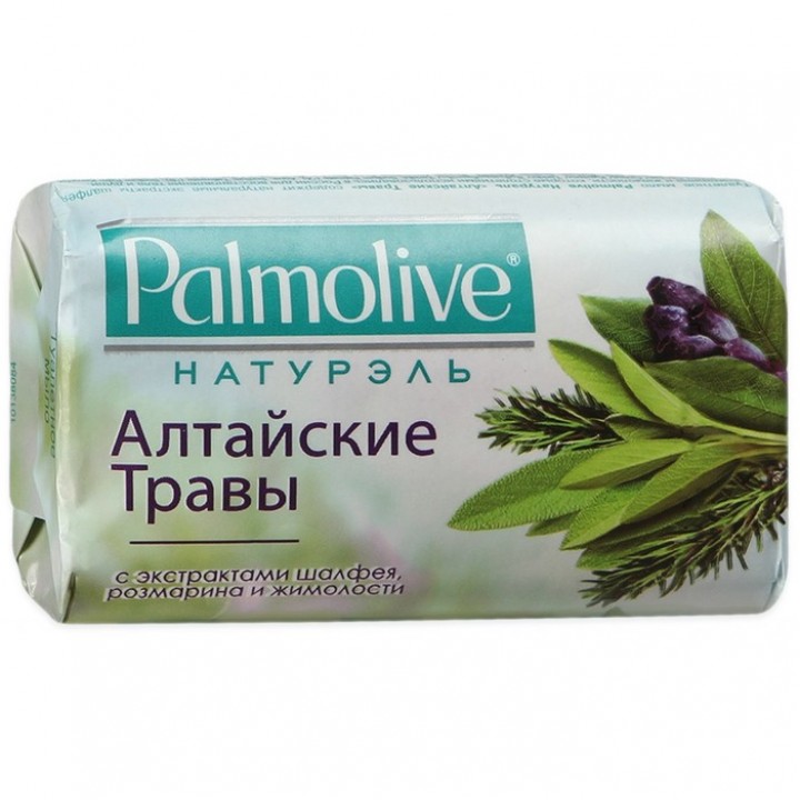 PALMOLIVE мыло "АЛТАЙСКИЕ ТРАВЫ" (с экстрактом шалфея, розмарина и жимолости ) 90г