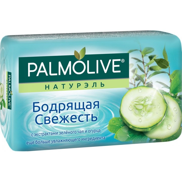 PALMOLIVE мыло "БОДРЯЩАЯ СВЕЖЕСТЬ" (с экстрактом зеленого чая и огурца ) 90г