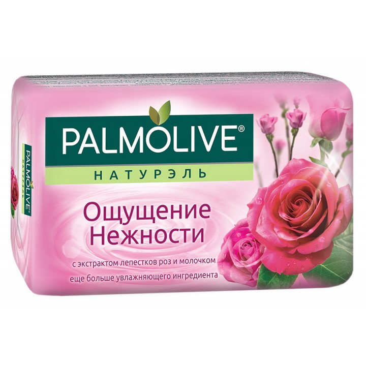 PALMOLIVE мыло "ОЩУЩЕНИЕ НЕЖНОСТИ" (с экстрактом лепестков роз и молочком) 90г