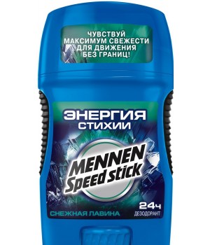 Меннен дезодорант Стик "Снежная лавина" 60г зел.***12