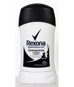 Рексона дезодорант стик "Невидимый на черном и белом" 40мл***6