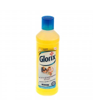 GLORIX средство для пола Лимонная Энергия 1л*12