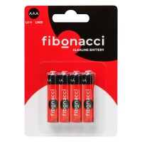 Батарейка щелочная (алкалиновая) Fibonacci ААA LR03/4B (FB-LR3-BL4) 4шт блистер