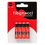 Батарейка щелочная (алкалиновая) Fibonacci ААA LR03/4B (FB-LR3-BL4) 4шт блистер