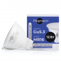 Fibonacci Светодиодная (LED) Лампа Gu5,3-12W/6000 (холодный свет)					