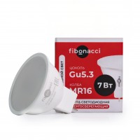 Fibonacci Светодиодная (LED) Лампа Gu5,3-07W/4000 (дневной свет)																