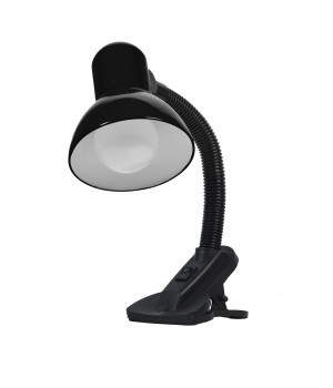 Fibonacci Настольный светильник Е27 с прищепкой черный 